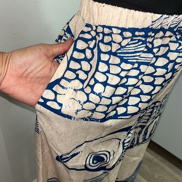 New! Vacation Vibes Palazzo Pants Sz M - Picture 8 of 8